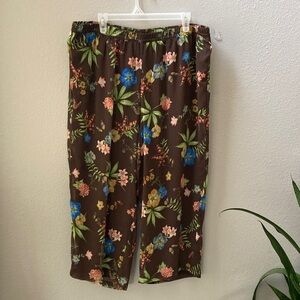 Linea by Louis Dell'Olio Floral Ankle Pants 1XP